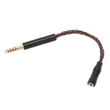 Imagem de Fone de Ouvido de um Cabo Com Plugues de 2,5 Mm, 3,5 Mm e 4,4 Mm-fio de Cobre Com Banheiro Prateado para Clareza e Compatibilidade de Som para Ulti (Bronzer)