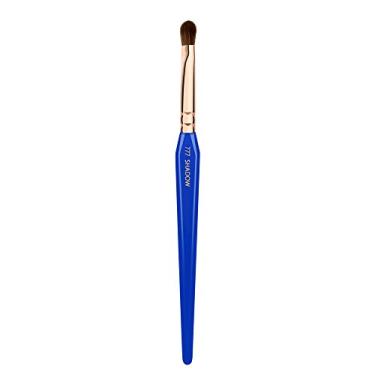 Imagem de Bdellium Tools Pincel de maquiagem profissional - Golden Triangle 777 Shadow - com todas as fibras sintéticas veganas e macias, para aplicar sombra (azul, 1 peça)
