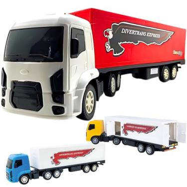 Imagem de Caminhao de Brinquedo Grande Carreta Baú express Carreta truck Presente