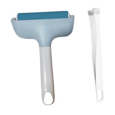 Imagem de Nishiyuenyi Brayer Roller Art Craft Tool Ginging Application para criar um tweezer de ponta larga, Azul