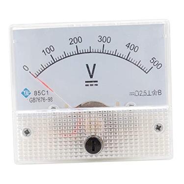 Imagem de menolana Medidor de Voltímetro de Painel Analógico 85C1 Medidor de Voltímetro CC Medidor de Voltagem, DC 0-500V