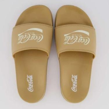 Imagem de Chinelo Slide Coca Cola Leeds Marrom-Unissex