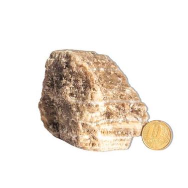 Imagem de 01 Gesso Pedra Bruto Natural 250 a 300g 6 a 10cm Tipo B - CristaisdeCu