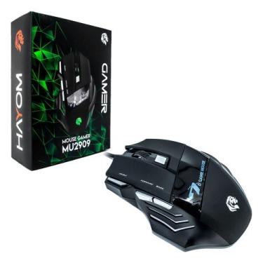 Imagem de Mouse Gamer Hayom MU2909 USB Led rgb 2400 dpi