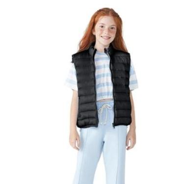 Imagem de Colete Hering Puffer Infantil Com Bolsos Preto-Unissex