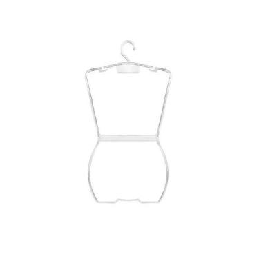 Imagem de Cabide Transparente Manequim Adulto Kit 01 Pç - Plastser