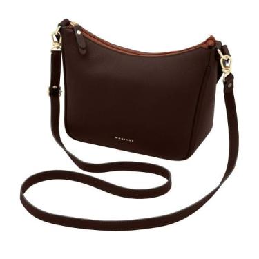 Imagem de Bolsa de Couro Mariart Macaúba, Chocolate