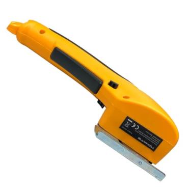 Imagem de Cortador de Tecido Rotativo Elétrico Profissional, Ergonômico, Amarelo e Preto, com Lâmina Circular