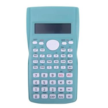 Imagem de Calculadora Científica de Engenharia, 240 Funções, Display de Linha Dupla, Ideal Escola e Escritório (Verde)