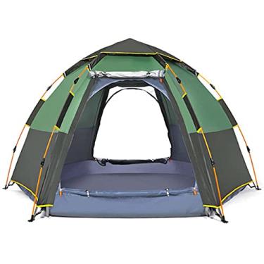 Imagem de Tenda grande para festas familiares para 8 pessoas, barraca de acampamento impermeável de camada dupla para caminhadas, mochilão, viagens