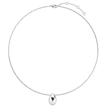 Imagem de LecAit Colar feminino com pingente de gota d'água dourado, minimalista, delicada, corrente gargantilha para meninas, BFF, corrente ajustável, 45,7 cm, Banhado a ouro, Zircônia cúbica