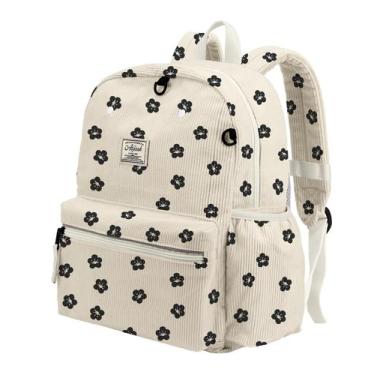 Imagem de Mochila Atgark Corduroy para meninos de 2 a 5 anos