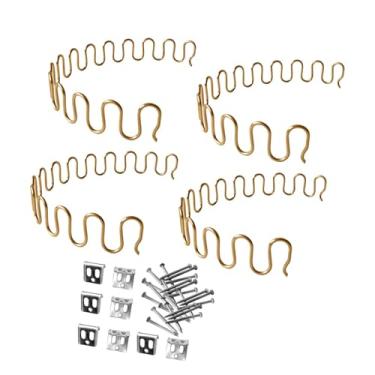 Imagem de XLWLLNJ 4pcs sofá estofamento de mola de mola de mola kit de reparo de mola inclui parafusos e clipes, 50cm