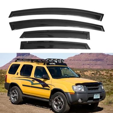 Imagem de Viseira de janela IG para Nissan Xterra 2000-2004, protetor de chuva, extradurável, protetor de chuva, defletor de janela de ventilação lateral, 2000 2001 2002 2003 2004