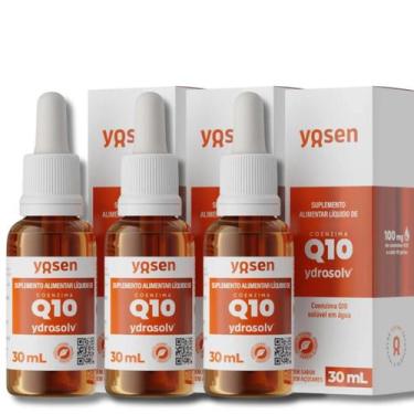Imagem de KIT 3 Coenzima Q10 Ydrosolv 30ml Yosen