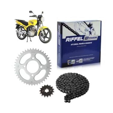 Imagem de Kit Relação Transmissão Riffel 91046 Dafra Speed 2008-2015
