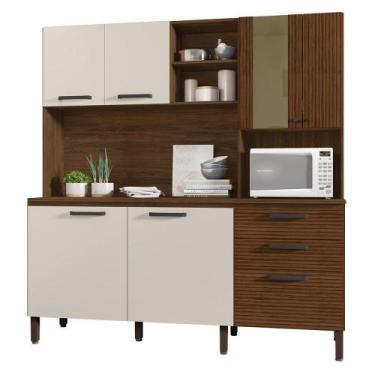 Imagem de Armário de Cozinha Mega com Tampo 7 Portas e 2 Gavetas - Kit's Paraná,