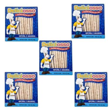 Imagem de Combo Petisco Palitinho Ossinho Para Cães Deliciosso Palito Natural Fi