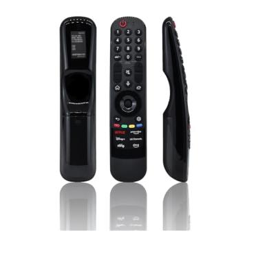 Imagem de JISOWA Controle remoto Voice Magic universal para LG Smart TV OLED77A2AUA OLED65C2PUA OLED97G2PUA OLED65G3PUA 55QNED75ARA 50QNED80ARA 86QNED85AQA 55NANO80AQA 43UQ9000PUD 75UR800PUD 00AUA OO