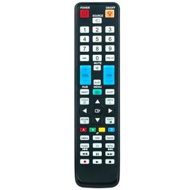 Imagem de Controle remoto de substituição AA59-00520A Commander compatível com Samsung TV UN40D5550RFXZA UN40D5550RF UN32D5550RFXZA UN32D5550RF UN40D5550 UN32D5550