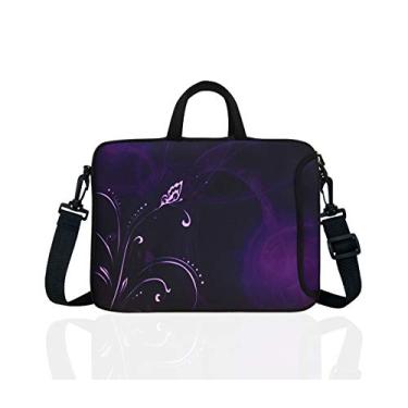 Imagem de Bolsa de ombro para laptop de neoprene de 11,6 polegadas para 11 11,6 12 polegadas Chromebook, Blue Guitar, 11.6 inch12 inch 12.5 inch