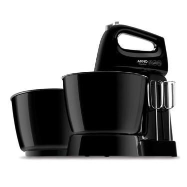 Imagem de Batedeira Arno 3 Velocidades 2 Tigelas Facilita Sx16 Preto 220v