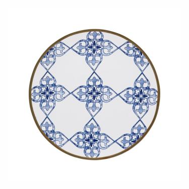 Imagem de Jogo De Pratos Sobremesa Em Porcelana Coup Com 6 Peças 21cm Oxford Lusitana