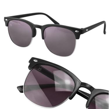 Imagem de Oculos Sol Preto Proteção Uv Retro Infantil Menino Criança Acetato Presente Qualidade P...