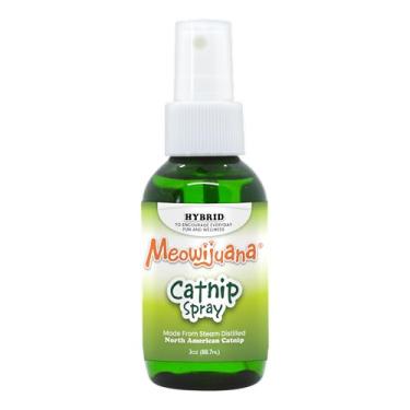Imagem de Meowijuana | Premium Catnip Spray | Organic | High Potency | Use on Cat Toys, Teasers e Scratchers | Grown In The USA | Feline & Cat Lover Approved | 3 oz. Garrafa