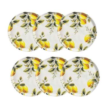 Imagem de Jogo 6 Pratos Sobremesa Bio Limonata 1 Linha Porto Brasil 2025