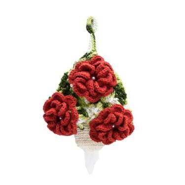 Imagem de Puxa Saco em crochê Vaso de Flor