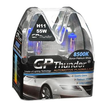 Imagem de GP Thunder H11 8500K 55W Xenon Plasma Lâmpadas de vidro de quartzo branco farol farol (revestimento de íon) para farol de neblina - farol alto - farol baixo