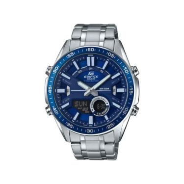 Imagem de Relógio Masculino Anadigi Casio Edifice - EFV-C100D-2AVDF Prata
