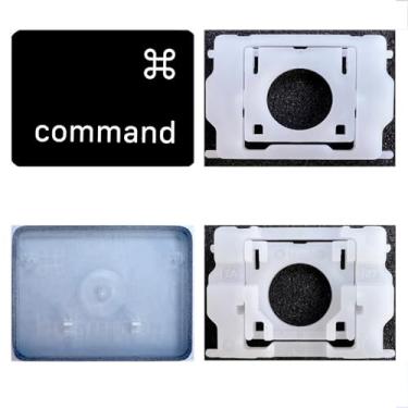 Imagem de Dolphin.dyl Tampa De Chave Individual Substituição Com Dobradiça Para (M1 M2) Macbook Pro A2141 A2251 A2289 A2338 A2442 A2485 Air A2179 A2337 A2681 (Tecla Comando Esquerda)