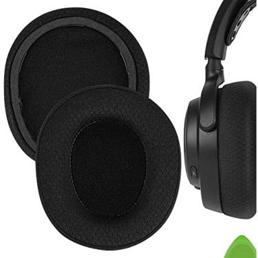 Imagem de GEEKRIA Almofadas Auriculares De Substituição Comfort Mesh Compatíveis Com Fones Ouvido Sem Fio Steelseries Arctis Nova Pro (Pretas)