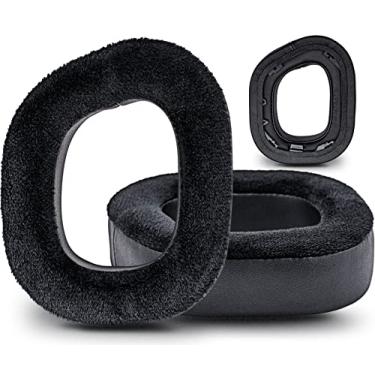 Imagem de DIMOST Almofadas Hs80 Compatíveis Com Fones De Ouvido I, Espuma Memória Reforçada E Mais Espessa - Pu/Veludo Confortável
