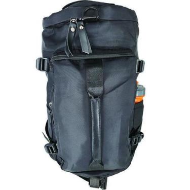 Imagem de Sacola De Viagem Com Porta Tênis E Vira Mochila - Marinho - By Plat1