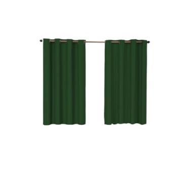 Imagem de Cortina Blackout 2.20m X 1.30m Quarto Sala Blackout PVC Corta 100% A Luz(verde)