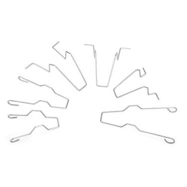 Imagem de Suporte de lâmpada de farol baixo 6 peças de aço farol farol de cabeça mergulhado lâmpada de cabeça de feixe de retenção grampo de mola para H1/H3/H4/H7