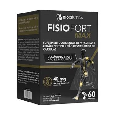 Imagem de Fisiofort Max Vitamina B12 Vitamina C Colágeno tipo 2 60 Cápsulas - Bi