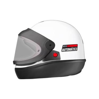 Imagem de Capacete Automático EBF Fechado Integral Motoboy Motoqueiro - Branco - 58