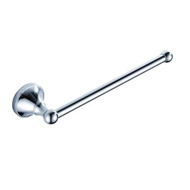 Imagem de Acessórios para banheiro em latão cromado - Toalheiro duplo com suporte para escova de vaso sanitário e dispensador de rolo de papel | Conjunto de 4 peças, porta-toalhas