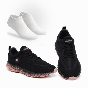 Imagem de Tênis Ascension Feminino com Meia  Conforto e Versatilidade para Trein