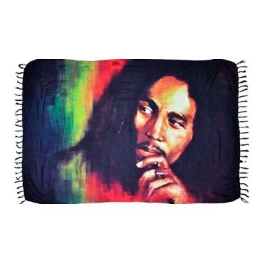 Imagem de Canga de Praia Bob Marley - Verde Musgo - Besakih, Marrom