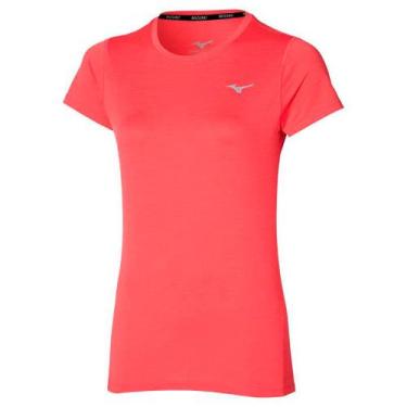 Imagem de Camiseta de Treino Feminina Mizuno Impulse Core, Laranja, G