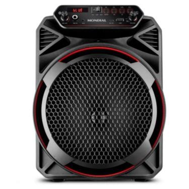 Imagem de Caixa Amplificada Mondial Cm-150 Com Bluetooth, Usb, Rádio Fm E Função Tws - 150w Preto Bivolt