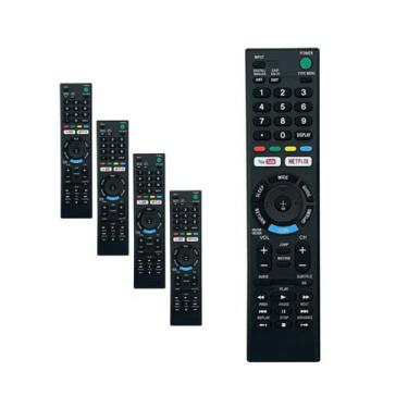 Imagem de Kit 5 Controle Remoto Compatível Sony Smart TV - Lelong