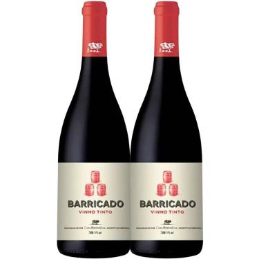 Imagem de Kit 2 Garrafas Vinho Tinto Portugues Barricado 750 Ml