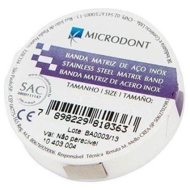 Imagem de Fita Banda Matriz Metálica - Microdont, 05 x0,05x500mm