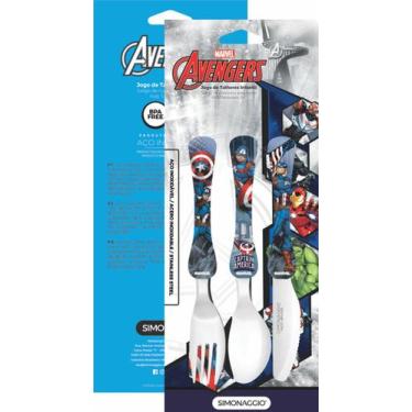 Imagem de Talher Infantil Disney Minnie Inox Simonaggio Princesa Frozen Carros T